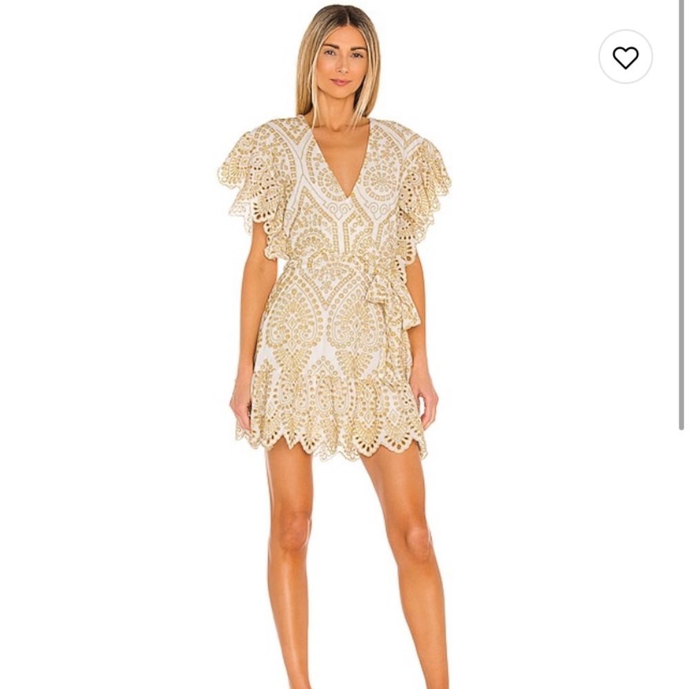 MINKPINK Whilma Wrap Mini Dress